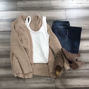 Fluffy cardigan